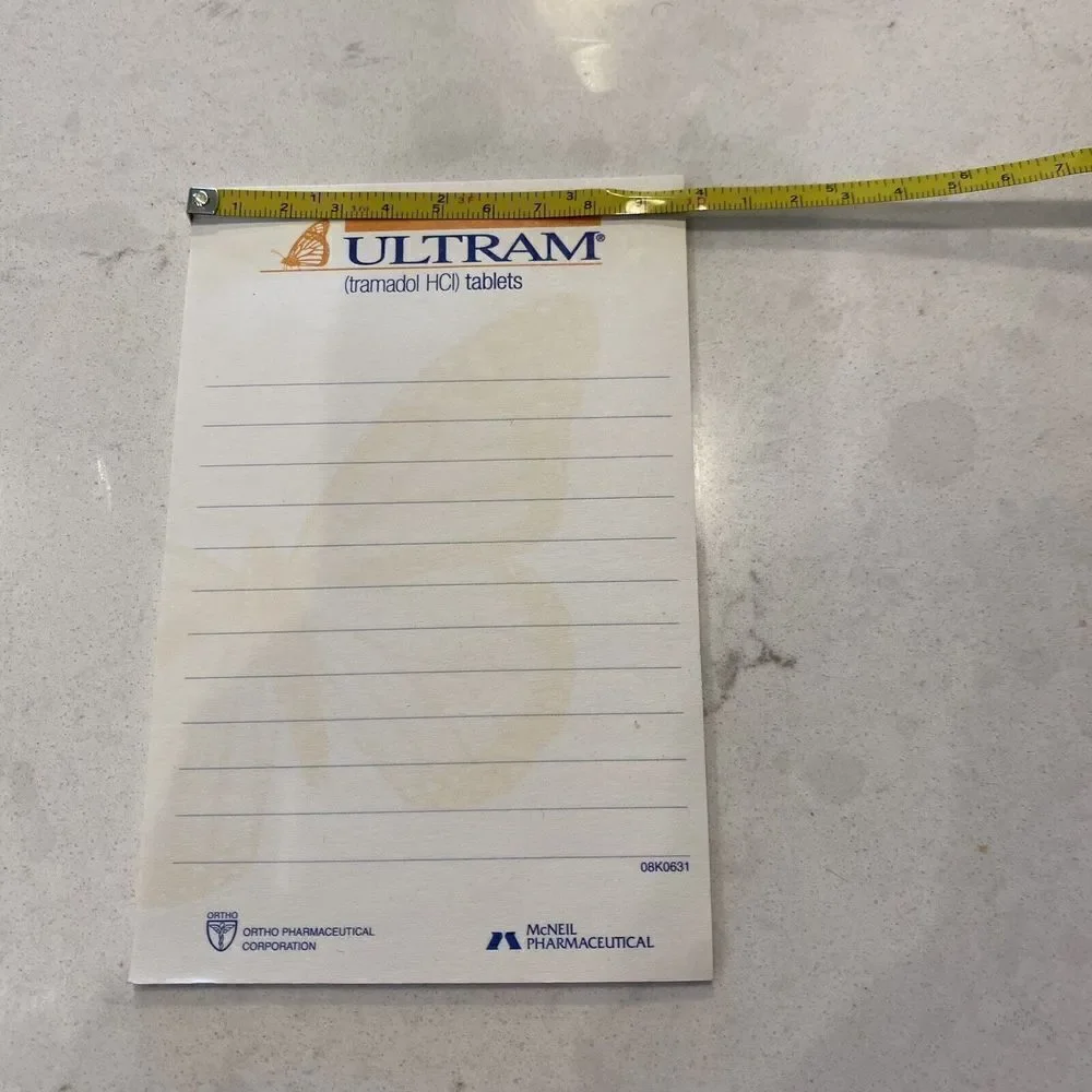 Rare Ultram McNeil Drug Rep Sticky Notepad Pharmaceutical Advertising Butterfly‎